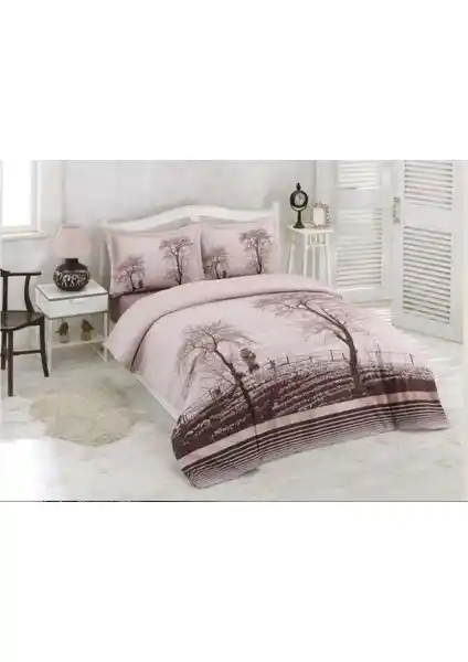 Özdilek Wood Çift Kişilik Nevresim Takımı - Şık ve Dayanıklı Pamuklu Yatak Seti