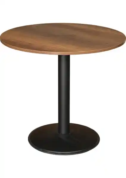 Özer Çelik Siyah Ayaklı Yuvarlak Barok Masa: Estetik ve İşlevselliğin Birleşimi