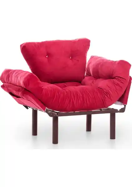 Pafu Nitta Tekli Koltuk Bordo: Modern ve Fonksiyonel Oturma Çözümü