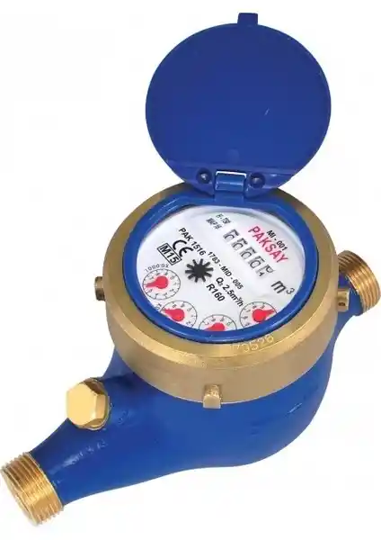 Paksay A+ Kalite Su Sayacı ve Saati Ev ve İşyerleri İçin Güvenilir Ölçüm Çözümü