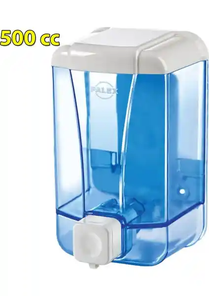 Palex Şeffaf Mavi Sıvı Sabun Dispenseri: Estetik ve Dayanıklı Hijyen Çözümü