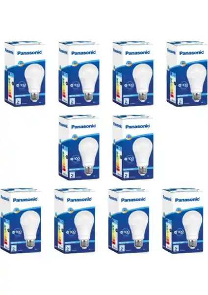 Panasonic LED Lamba Seti 10 Adet 14W E27 Beyaz Işık, Enerji Verimliliği ve Yüksek Parlaklık