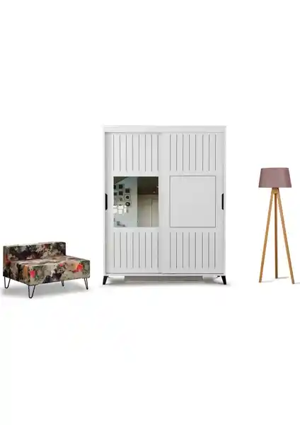 Pasific Home Huga Sürgülü Aynalı Gardırop Modern ve İşlevsel Tasarım Özellikleri