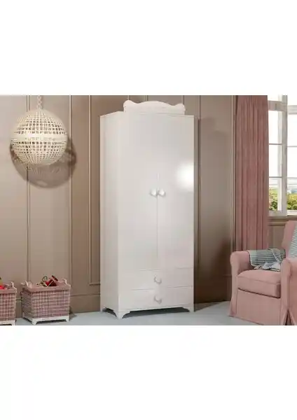 Patiko Patikobabysun 2 Kapılı Dolap: Modern ve Dayanıklı Depolama Çözümü
