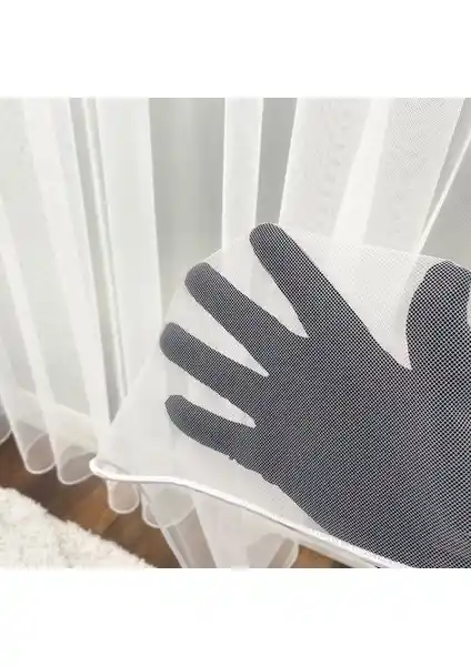 Payidar Grek Düz Tül Perde: Estetik ve Fonksiyonellik Sunan Kırık Beyaz Tasarım