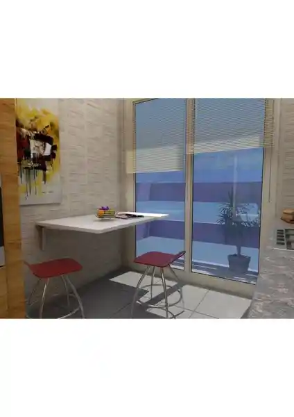 Peak Dizayn Bmd Duvara Monte Masa: Modern ve Pratik Çözüm ile Alan Tasarrufu Sağlar