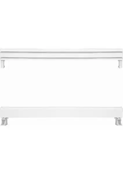 Perdejim Beyaz Dekoratif Perde Kornişi: Modern ve Estetik Perde Çözümü