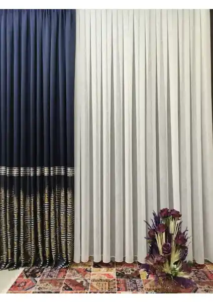 Perhal Foldet Keten 1-3 Sık Pile Tül Perde - Modern ve Dayanıklı Dekorasyon Çözümü
