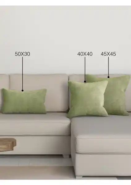 Perle Home Daily Series Ada Çayı Rengi Kırlent Kılıfı Modern ve Dayanıklı Dekorasyon Unsuru