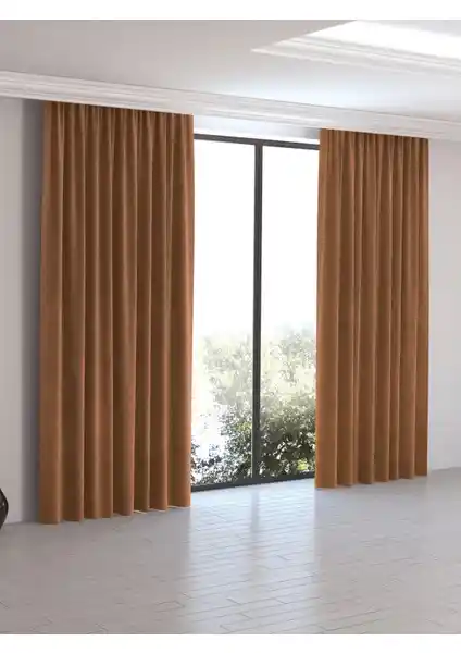 Perle Home Daily Serisi Antik Renk Ada Fon Perde: Modern ve Şık Tasarım ile Fonksiyonellik