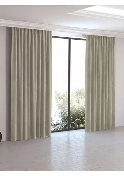 Perle Home Daily Serisi Keten Rengi Fon Perde: Şıklık ve Fonksiyonellik Bir Arada