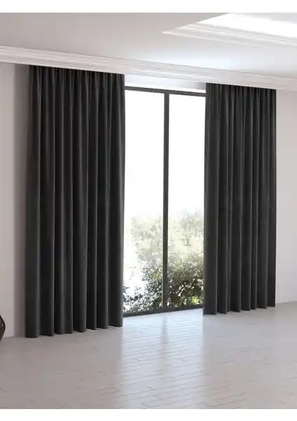 Perle Home Günlük Serisi Gri Ada Fon Perde Modern ve Şık Tasarım Özellikleri