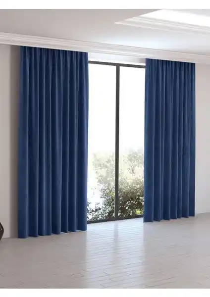 Perle Home Safir Rengi Ada Fon Perde Modern Tasarım ve Dayanıklılık Özellikleriyle