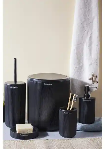 Perotti Dante 5 Parça Silver Banyo Seti Modern Tasarım ve Dayanıklılık Sunar