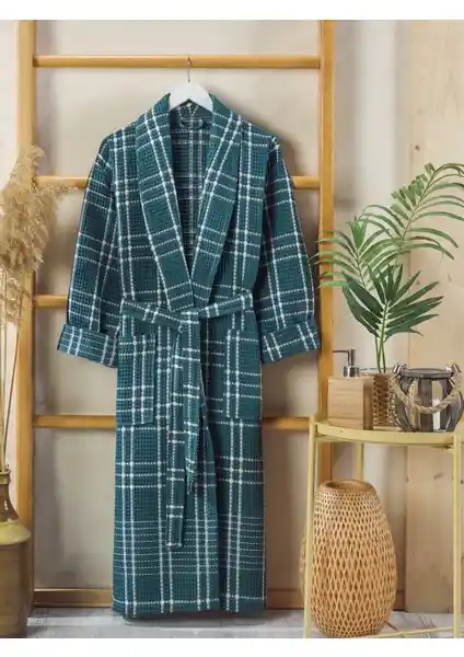 Philippus Yazlık Ekose Erkek Bornoz: Şıklık ve Konforun Buluşması