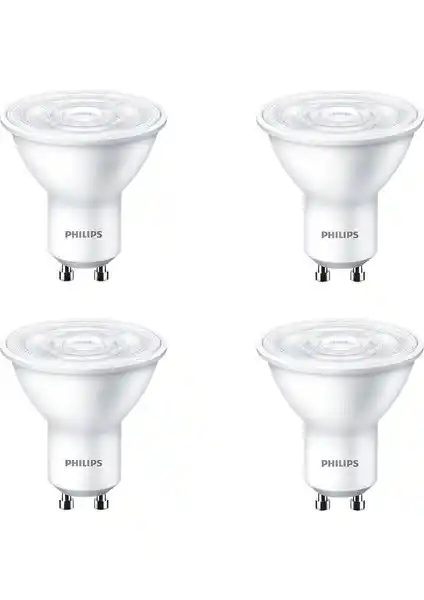 Philips Essential 3.2-40W Kırık Beyaz GU10 LED Spot Ampulleri ile Ekonomik ve Şık Aydınlatma