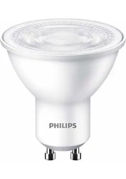 Philips Essential 3,2 W GU10 LED Spot Ampul Beyaz Işık - Enerji Tasarrufu ve Uzun Ömürlü Aydınlatma
