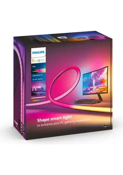 Philips Hue Gradient PC LED Şerit ile Modern ve Estetik Bilgisayar Ortamı Aydınlatması