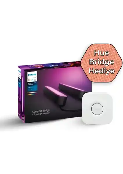 Philips Hue Play 2'li Özel Set: Akıllı ve Şık Ev Aydınlatma Çözümü