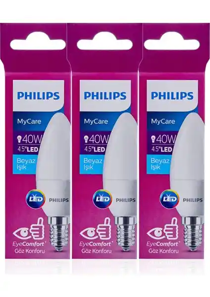 Philips LED Candle 40W E14 Duy Tipi Modern Aydınlatma Çözümü