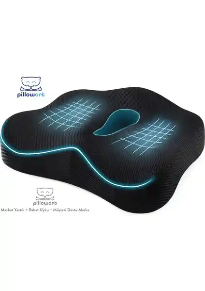 Pillowart Ortopedik Oturma Simidi: Ergonomik ve Çok Yönlü Destek ve Konfor Sağlar