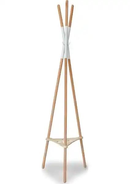 Prado Ayaklı Ahşap Askılık: Modern ve Dayanıklı Giriş Mobilyası Seçeneği