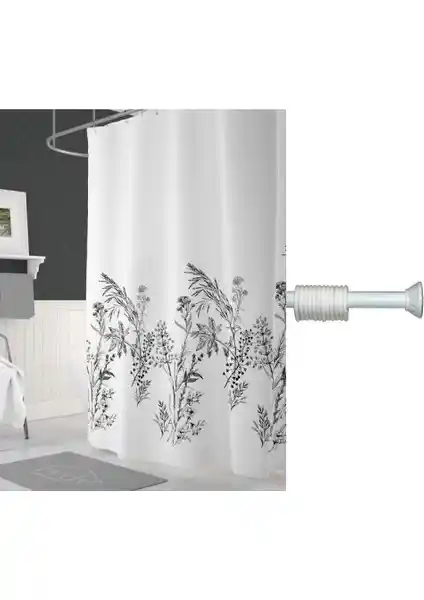 Prado Funda Banyo Perdesi ve Askı Seti: Dayanıklı ve Pratik Banyo Aksesuarları