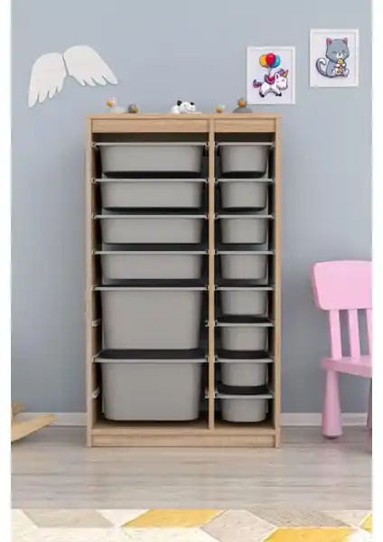 Pratico Montana X S 14 Sepetli Dolap: Çok Amaçlı ve Şık Depolama Çözümü