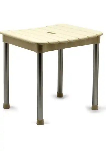 Primanova Okaliptus Kaydırmaz Banyo Taburesi Bej: Güvenlik ve Estetiğin Modern Banyo Çözümü