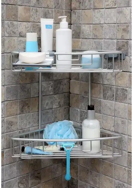 Primanova Paloma Alüminyum Banyo Rafı: Modern ve Dayanıklı Banyo Düzenleme Çözümü