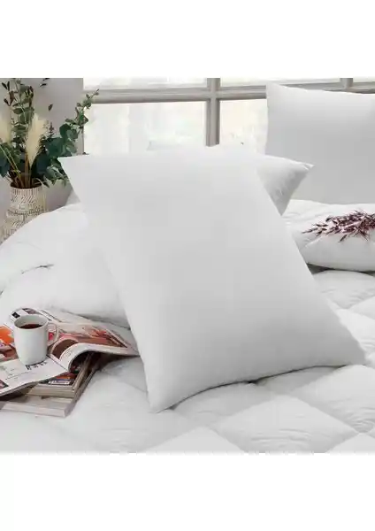 Puffy Corbell Yastık 50x70 cm doğal pamuk ve boncuk elyaf dolgusu ile konfor sağlar