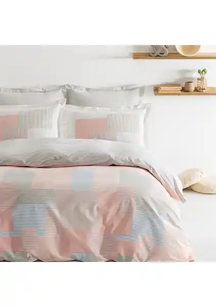 Puffy Romarin Çift Kişilik Ranforce Nevresim Takımı Şıklık ve Konfor Sunar