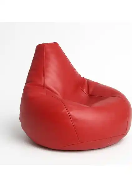 Pufumo Deri Armut Koltuk Kırmızı: Modern Tasarım ve Dayanıklılık Sunan Oturma Çözümü