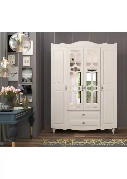 Rabi Mobilya Cansu Country Gardırop: Modern ve Fonksiyonel Depolama Ünitesi