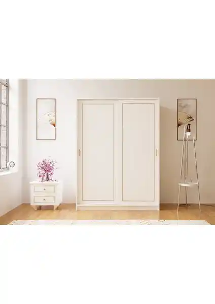 Rabi Mobilya Gold Country Sürgülü Gardırop Modern Tasarım ve Geniş Depolama Alanı