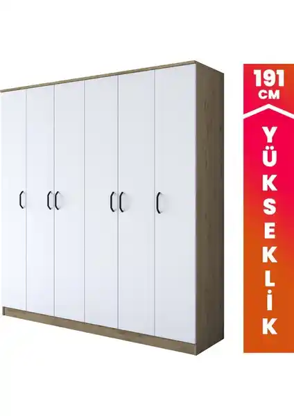 Rani BA114 Geniş Gardırop Modern Tasarım ve Dayanıklı Malzeme ile Üstün Fonksiyonellik