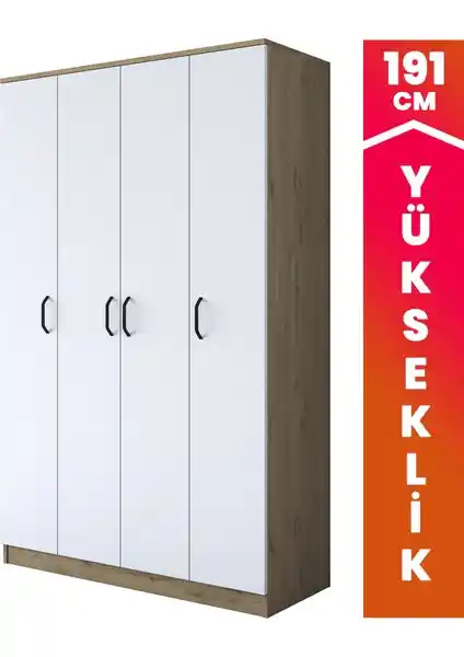 Rani BA116 Geniş Gardırop: Modern Tasarım ve Fonksiyonellik ile Depolama Çözümü