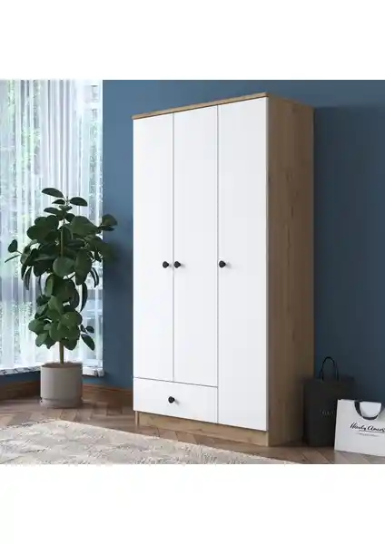 Rani BA117 Gardırop: Modern Tasarım ve Fonksiyonellik ile Geniş Depolama Alanı