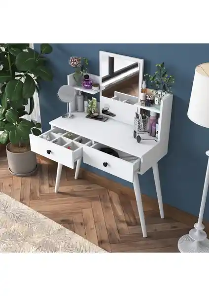 Rani BJ102 Makyaj Masası Modern Tasarım ve İşlevsellik Sunan Mobilya Ürünü