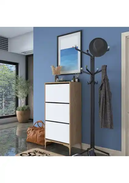 Rani EB108 Ayakkabılık Şık Tasarımı ve Dayanıklı Malzeme Özellikleriyle Ev Dekorasyonuna Katkı