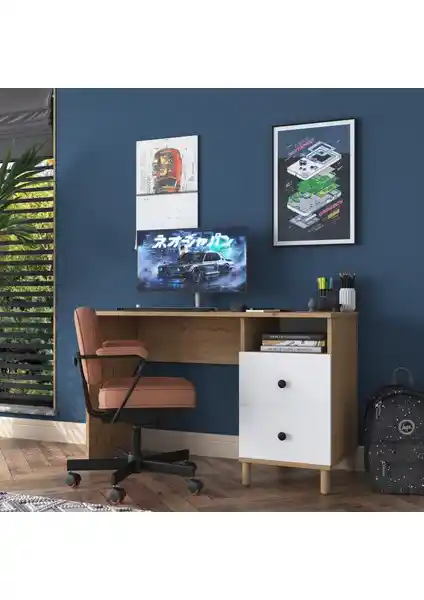 Rani HA109 Çekmeceli Çalışma Ofis Masası Modern Tasarım ve Dayanıklılık Bir Arada