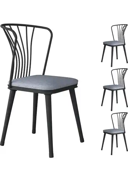 Rani JB104 Metal Sandalye: Modern ve Dayanıklı Oturma Çözümü for Ev ve Restoranlar