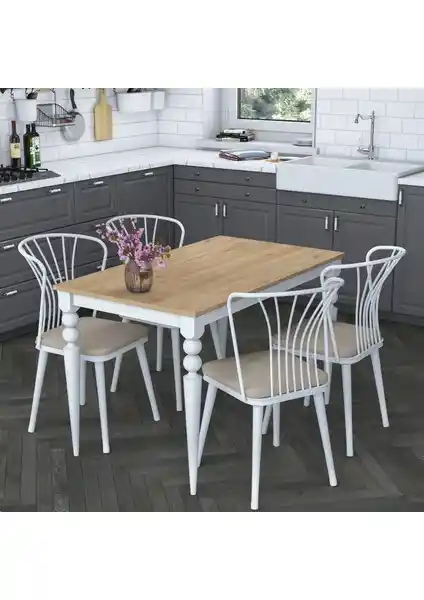 Rani JC102 Mutfak Masa Sandalye Takımı: Modern Tasarım ve Dayanıklılık Özellikleri