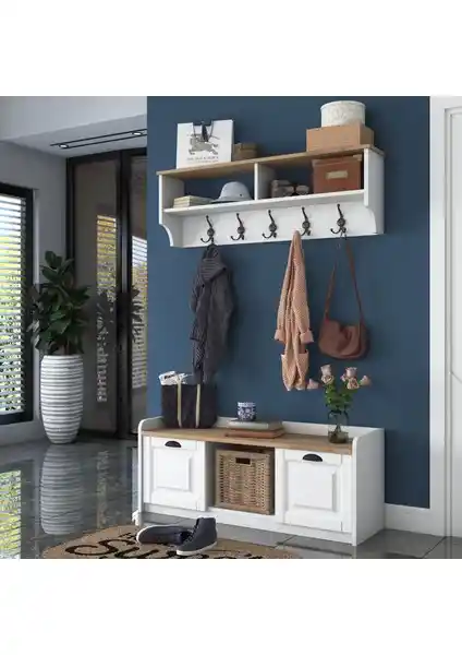 Rani P2 Modern Portmanto ve Ayakkabılık: Fonksiyonellik ve Şıklık Bir Arada