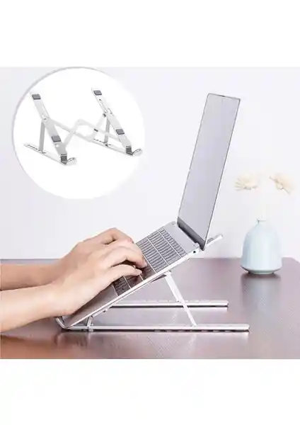 Real West Ayarlanabilir Dizüstü Destek Tabanı: Ergonomik ve Dayanıklı Çalışma Çözümü