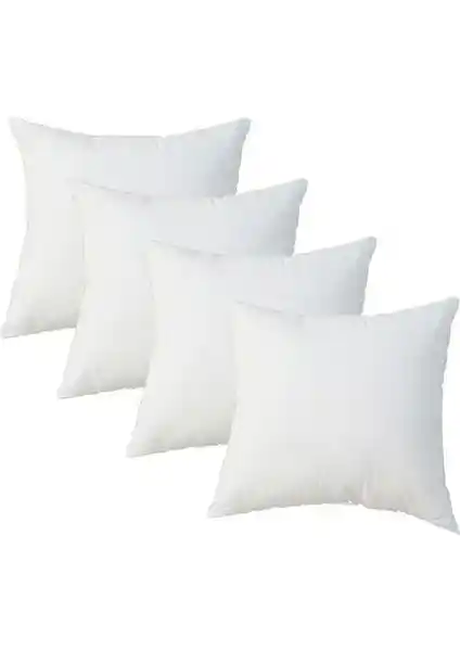 RealHomes 4'lü Dekoratif Silikonlu Kırlent İç Yastığı: Estetik ve Konforun Uyumuyla Dekorasyon