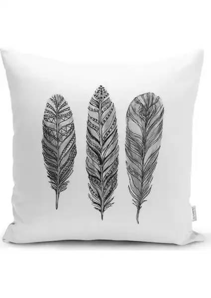 RealHomes Karakalem Tüy Desenli Dijital Baskılı Modern Yastık Kırlent Kılıfı Özellikleri ve Dekorasyon İpuçları