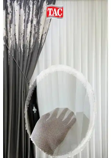 Rech Home Balık Sırtı Tül Perde: Modern Tasarım ve Dayanıklılığı Bir Arada Sunar