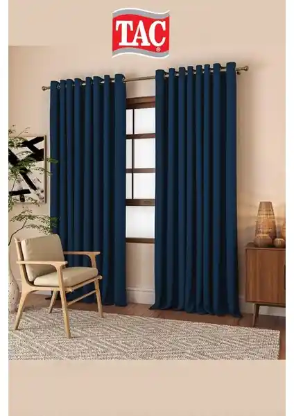 RechHome Taç Blackout Indigo: Modern ve Fonksiyonel Güneşlik Çözümü