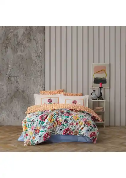 Regina %100 Pamuklu Çift Kişilik Nevresim Takımı ile Yatak Odanıza Şıklık Katan Tasarım